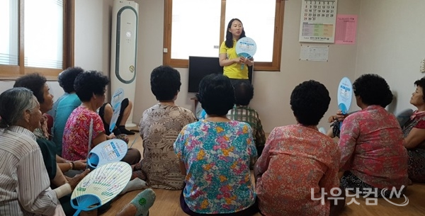 방문건강관리 활동 관련 사진(광양시제공)